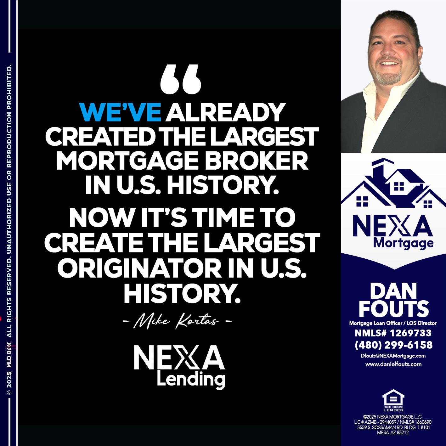 MIKE KORTAS - Dan Fouts -Mortgage Loan Officer
