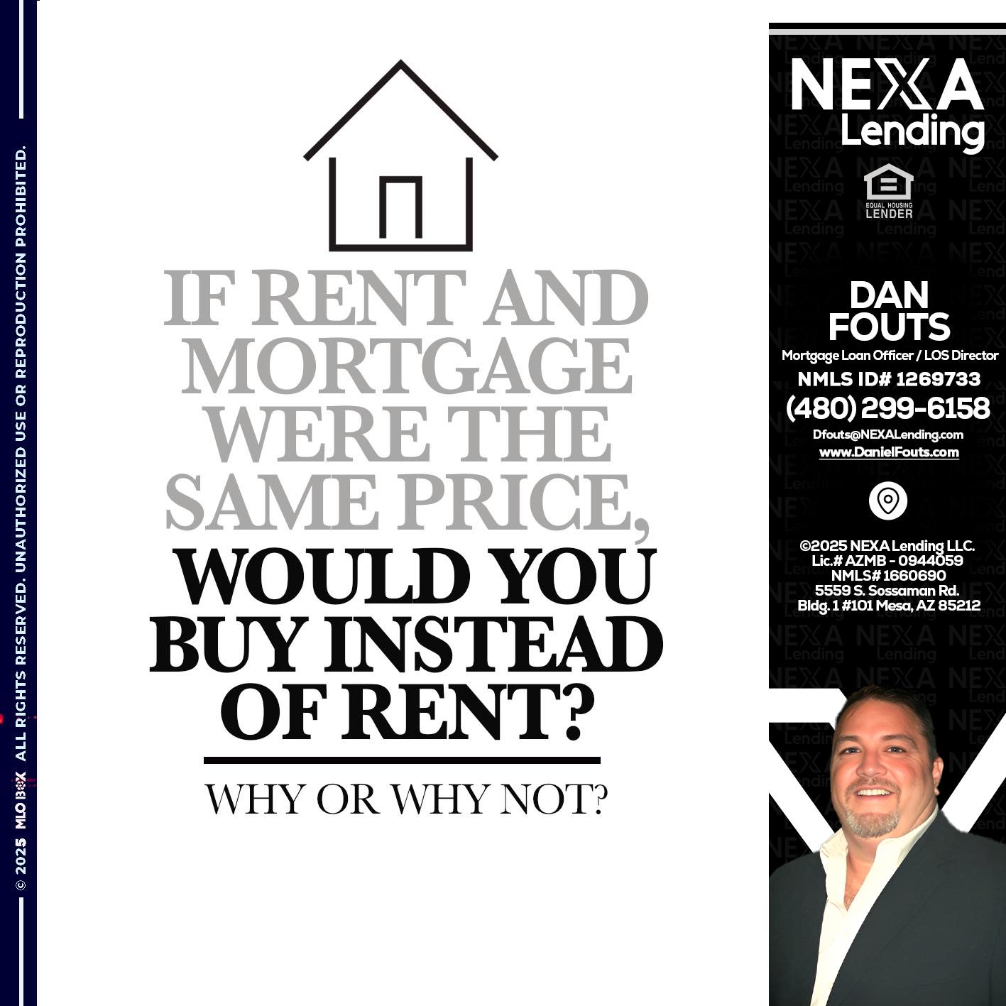 IF RENT - Dan Fouts -Mortgage Loan Officer