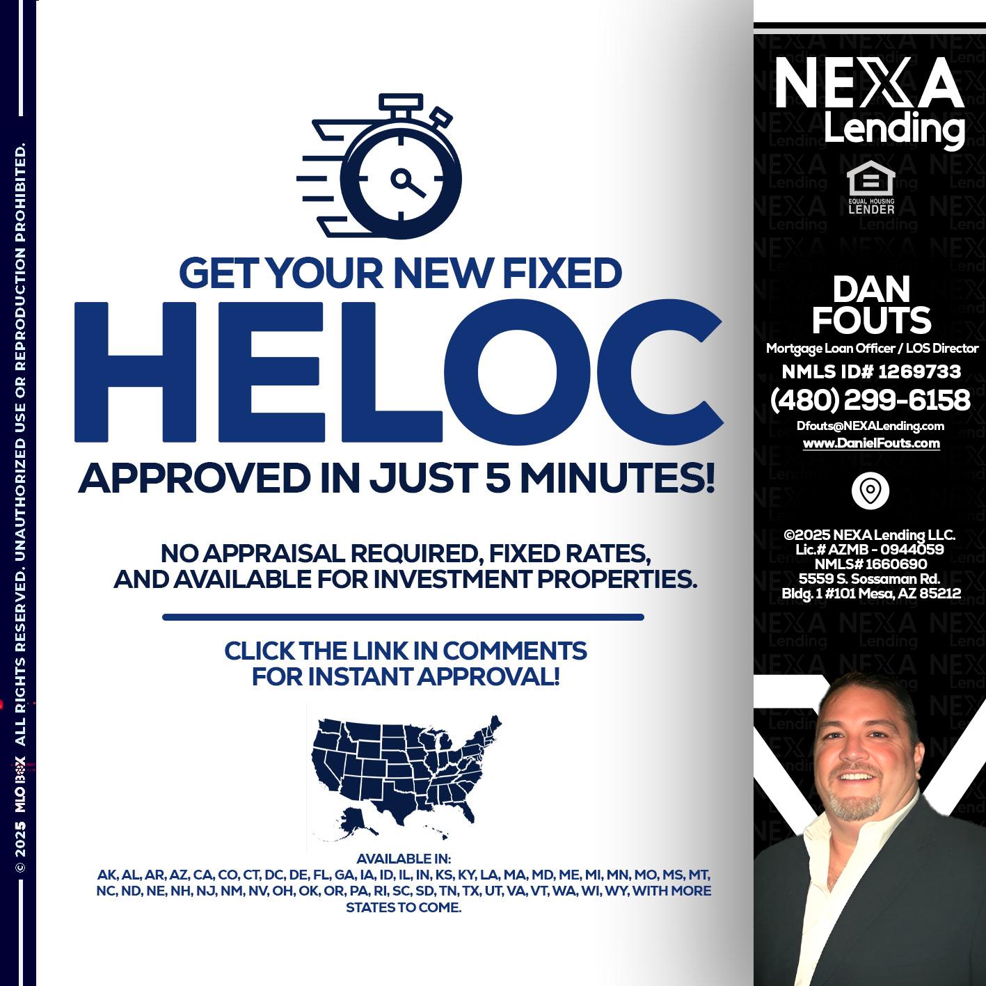 HELOC - Dan Fouts -Mortgage Loan Officer