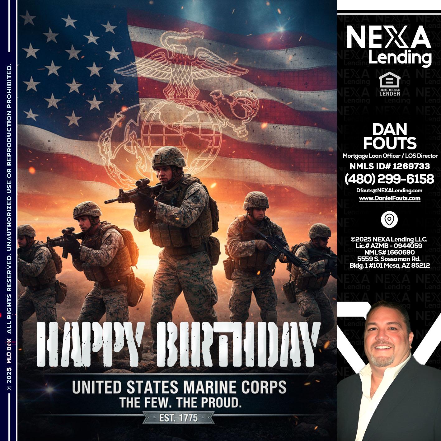 happy birthday - Dan Fouts -Mortgage Loan Officer