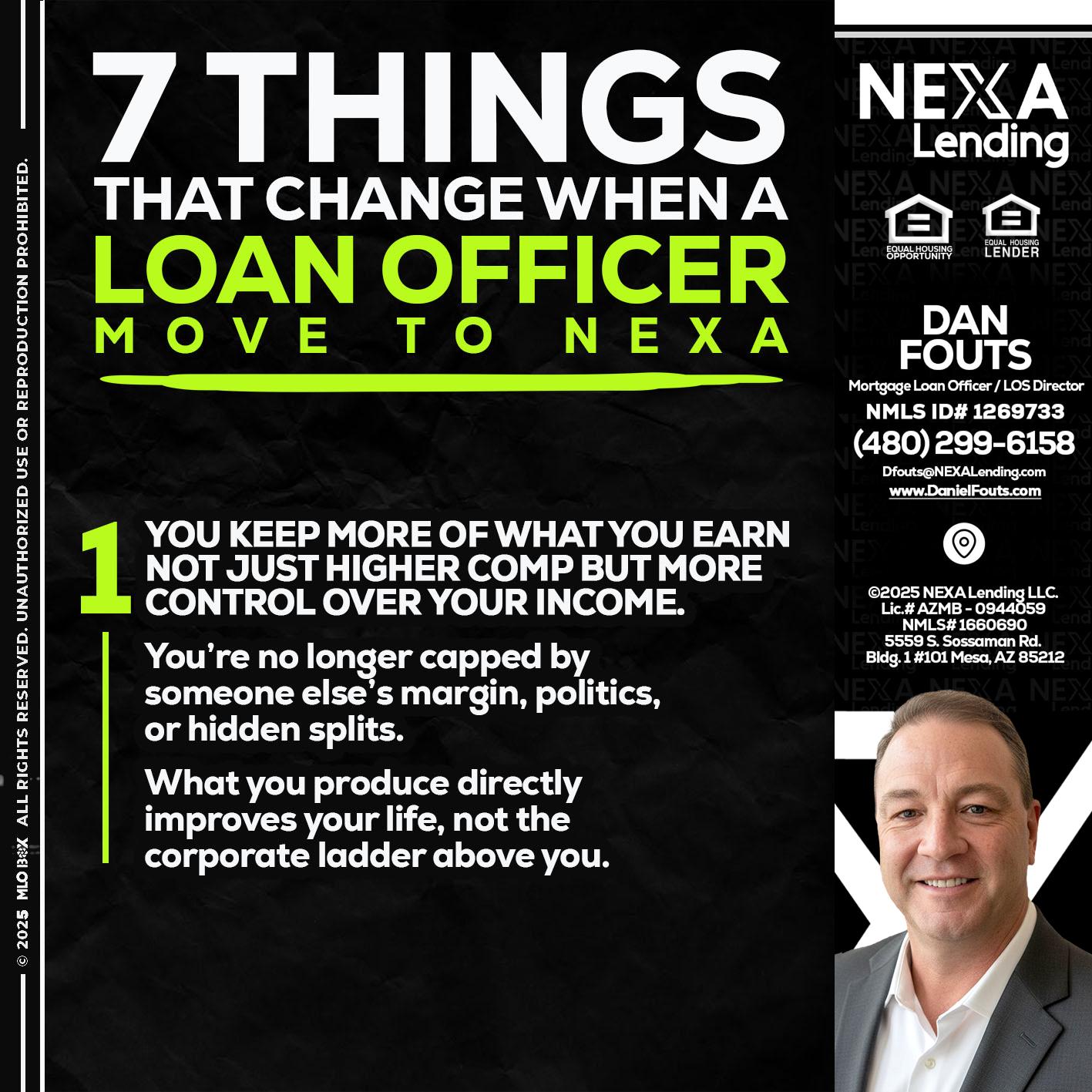 7 THINGS (1) - Dan Fouts -Mortgage Loan Officer