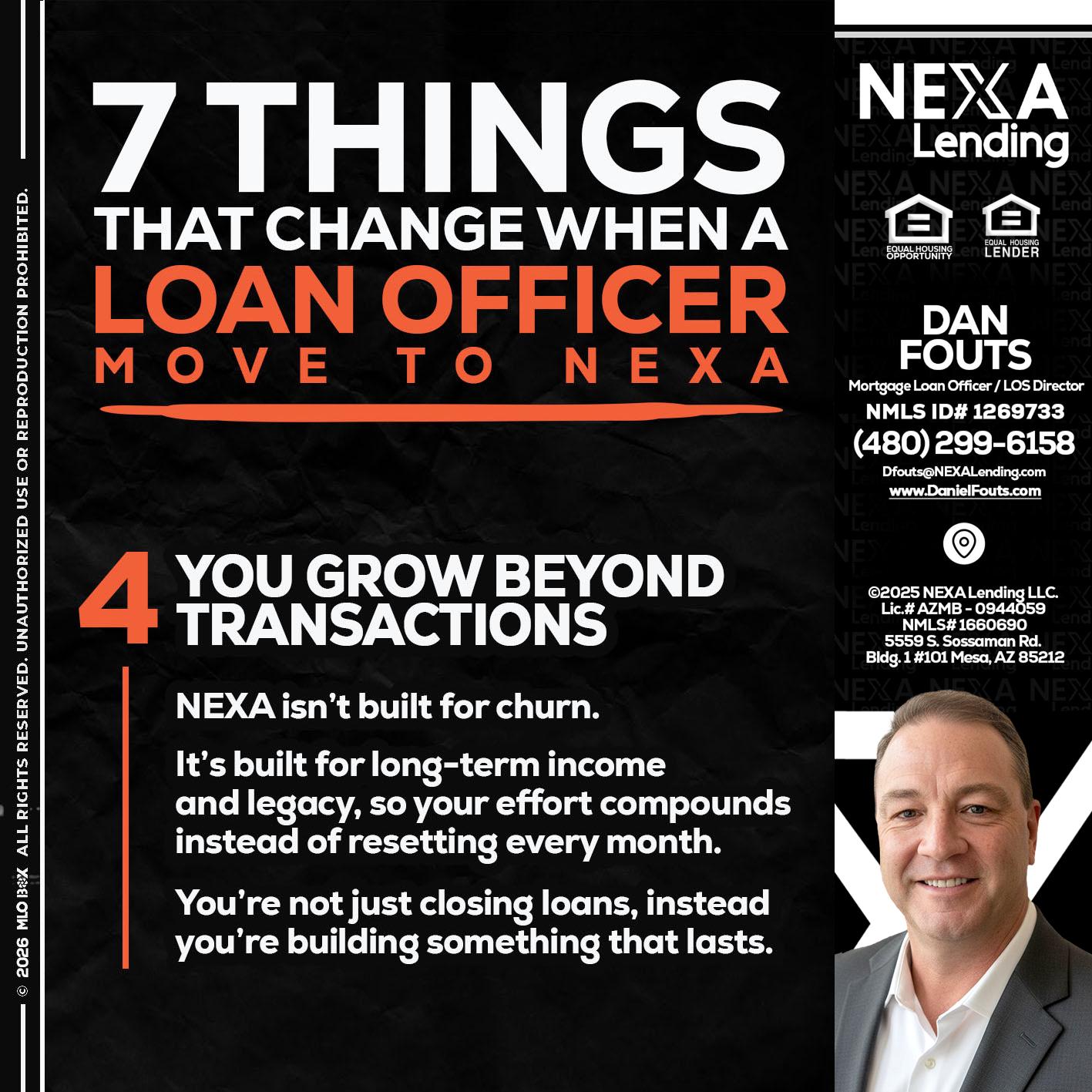 7 THINGS (4) - Dan Fouts -Mortgage Loan Officer