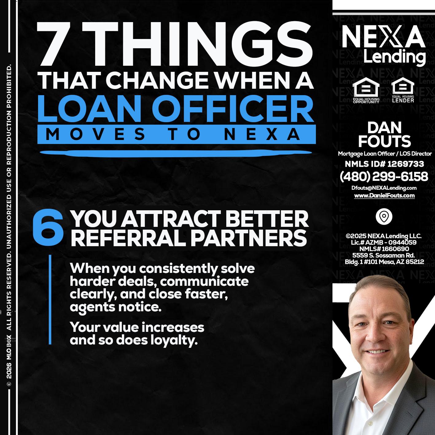 7 THINGS (6) - Dan Fouts -Mortgage Loan Officer