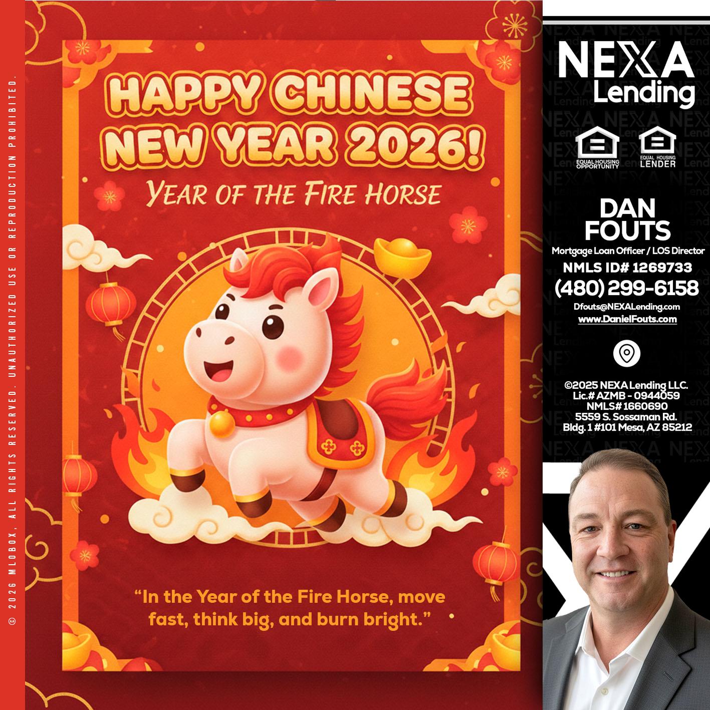 happy Chinese new year - Dan Fouts -Mortgage Loan Officer