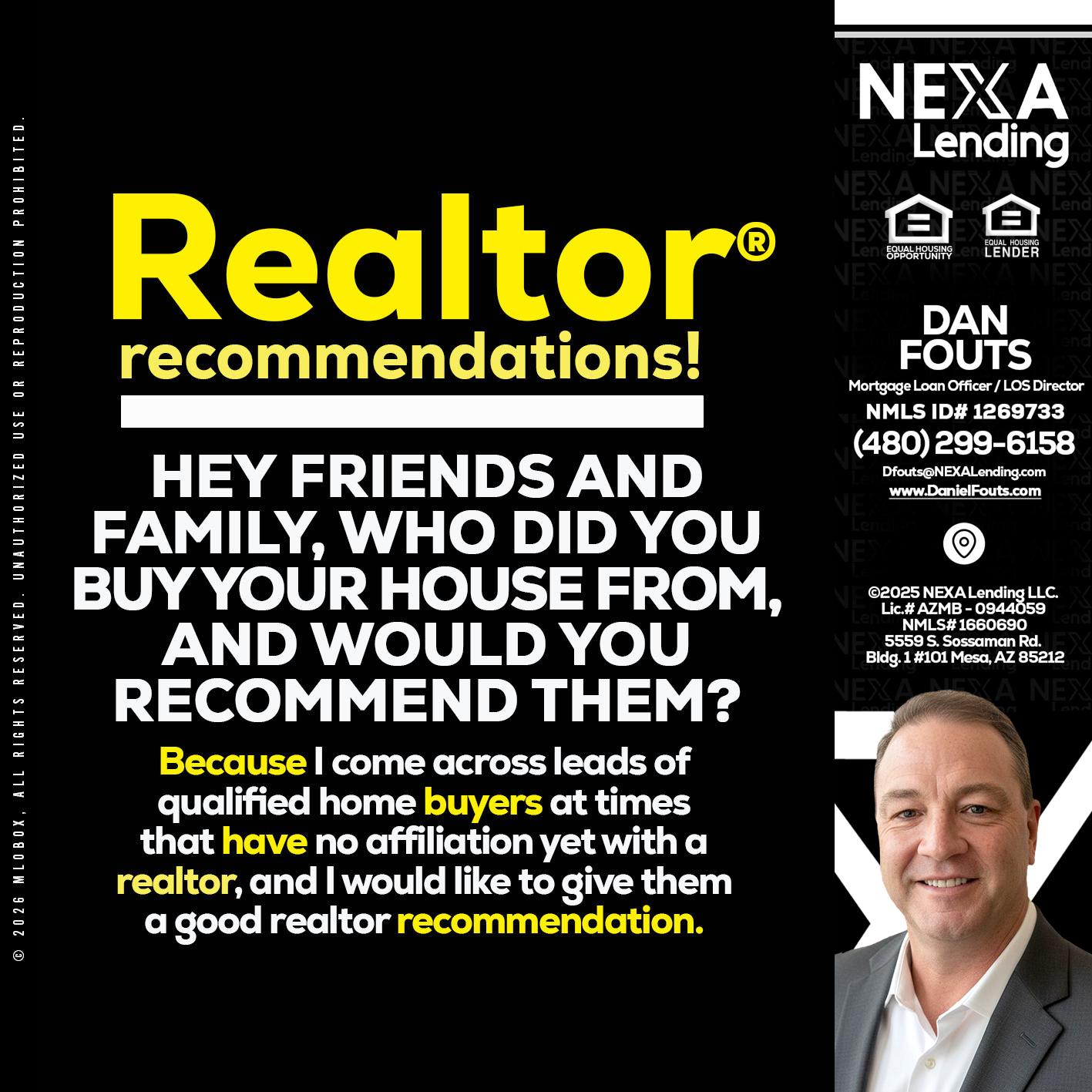 REALTOR - Dan Fouts -Mortgage Loan Officer