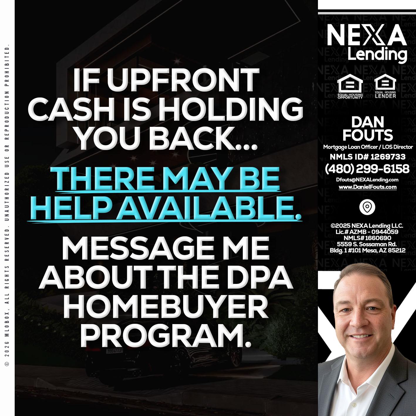 IF UPFRONT - Dan Fouts -Mortgage Loan Officer
