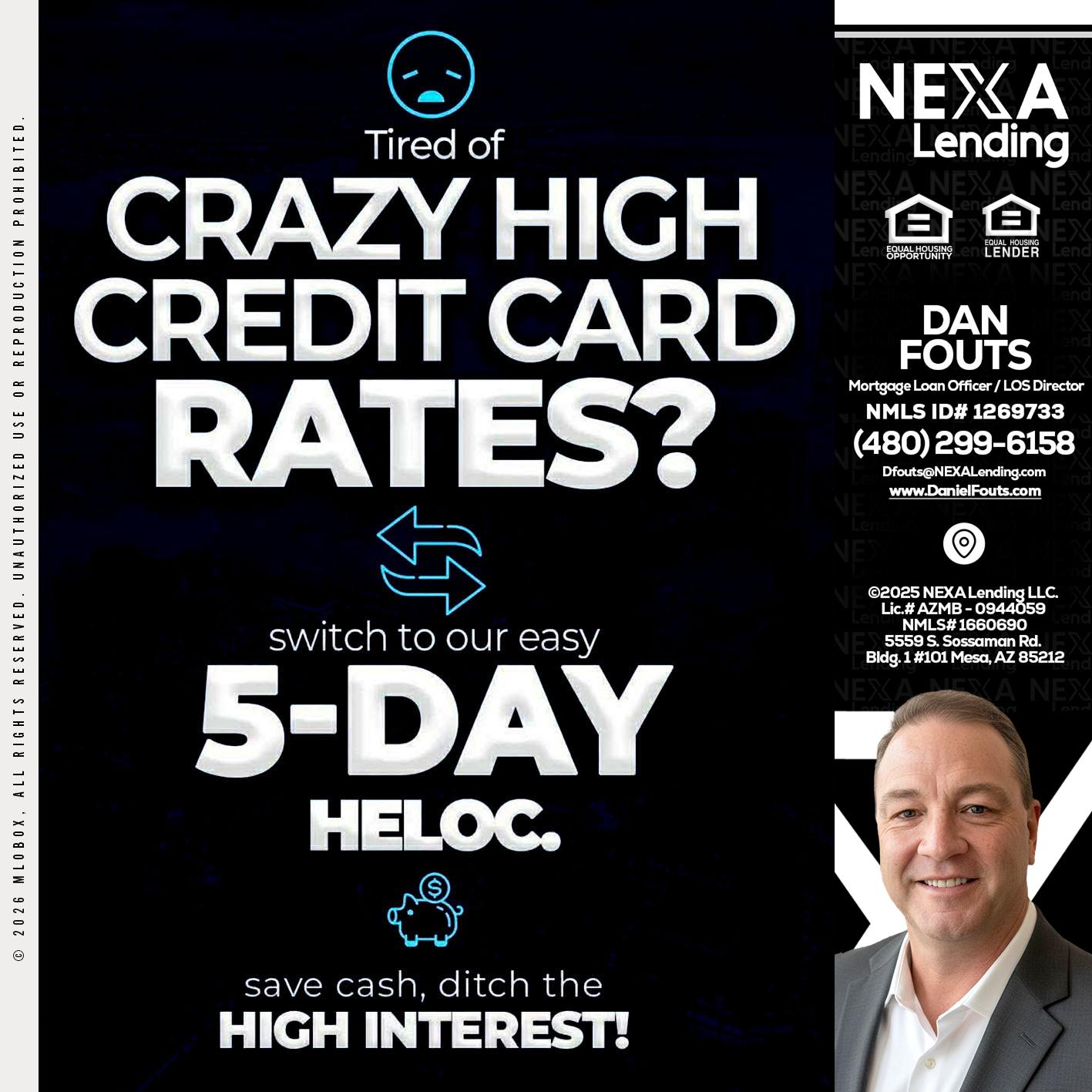 CRAZY HIGH - Dan Fouts -Mortgage Loan Officer