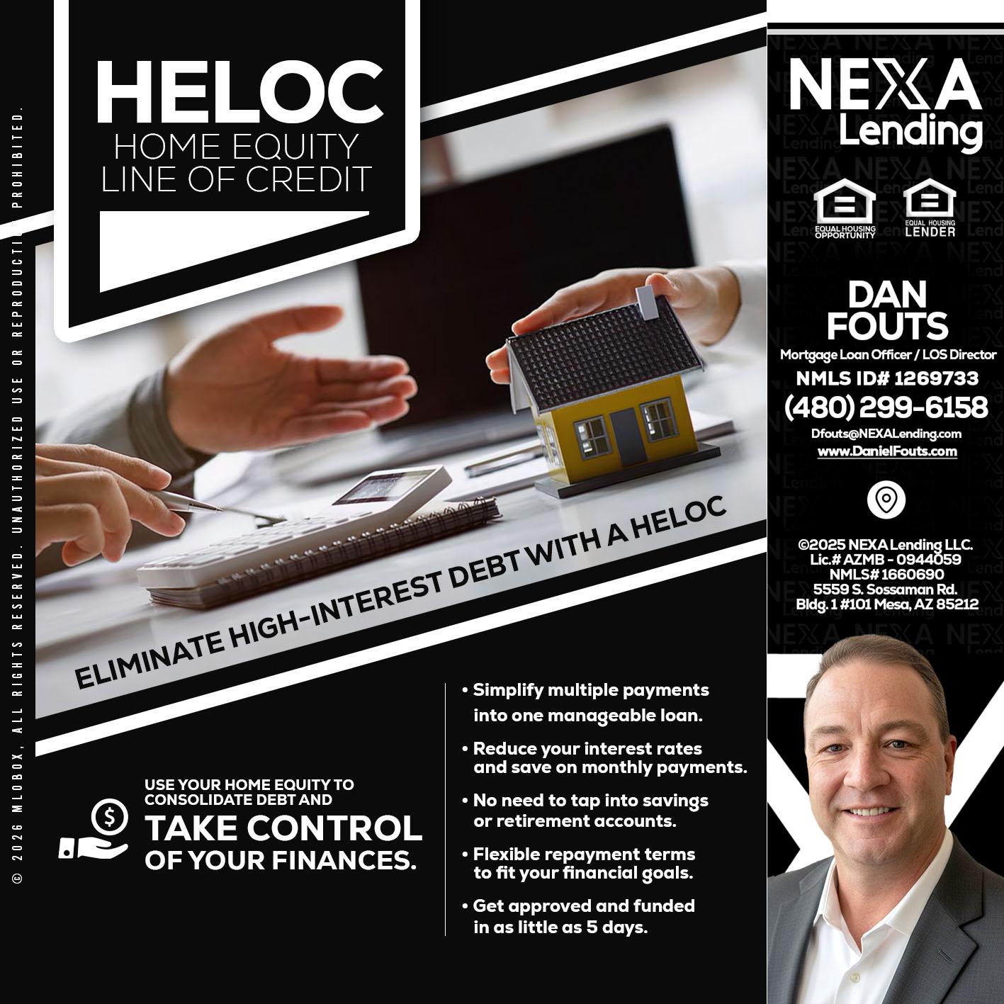 HELOC - Dan Fouts -Mortgage Loan Officer