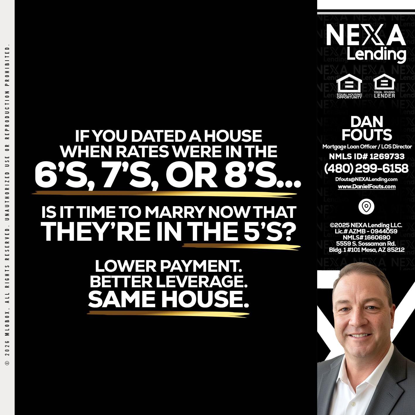 if you dated a house - Dan Fouts -Mortgage Loan Officer