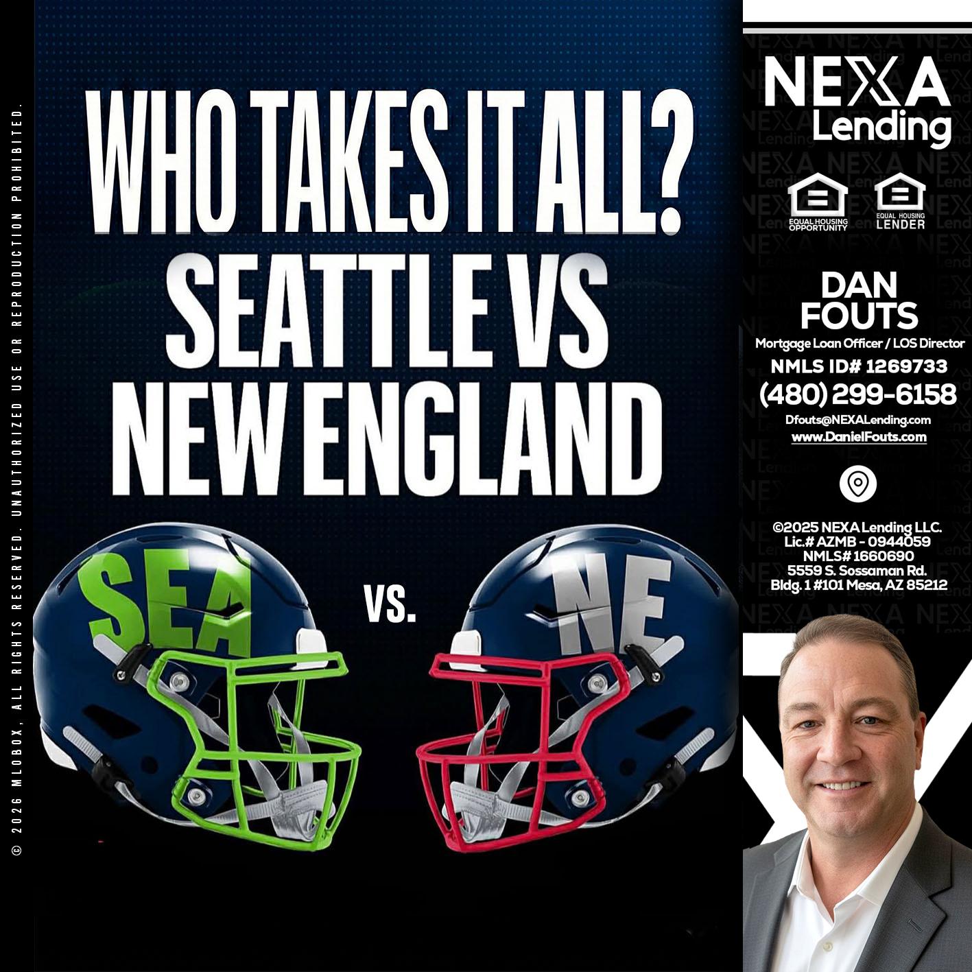 WHO TAKE IT ALL? - Dan Fouts -Mortgage Loan Officer