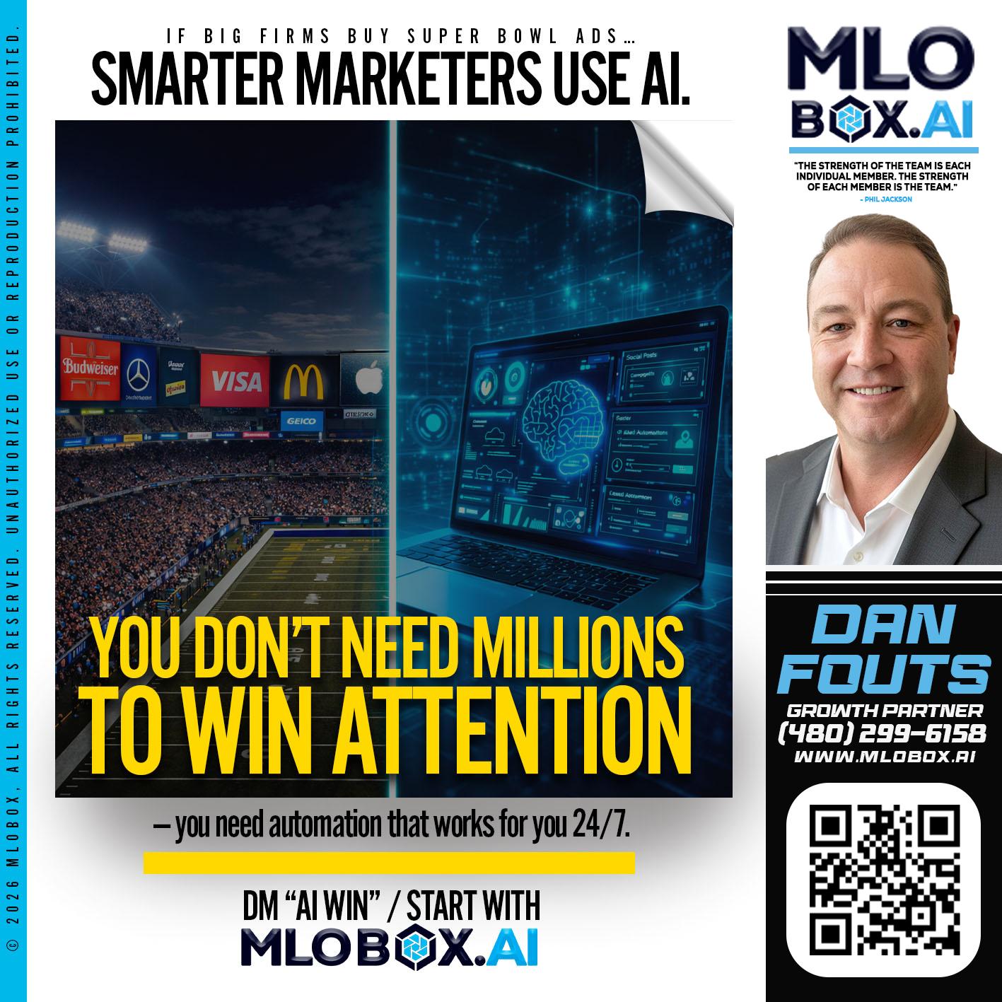 you don't need - Dan Fouts -Mortgage Loan Officer