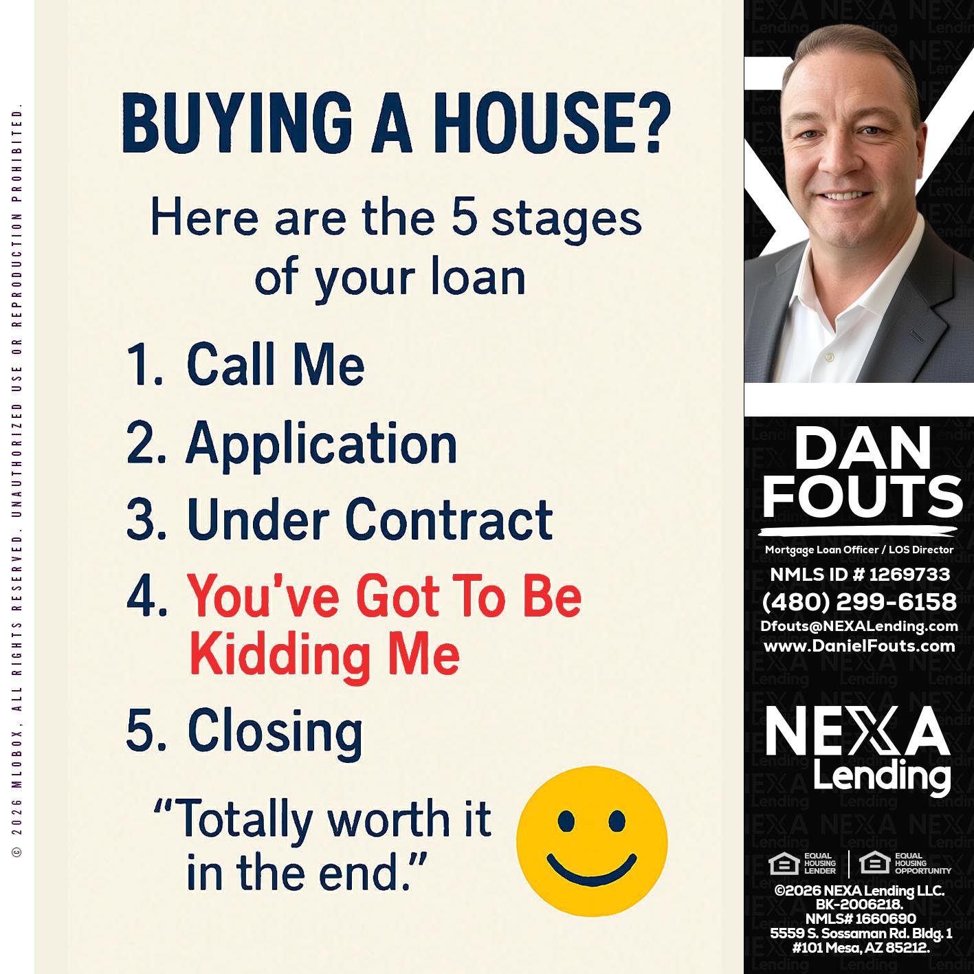 BUYING A HOUSE - Dan Fouts -Mortgage Loan Officer