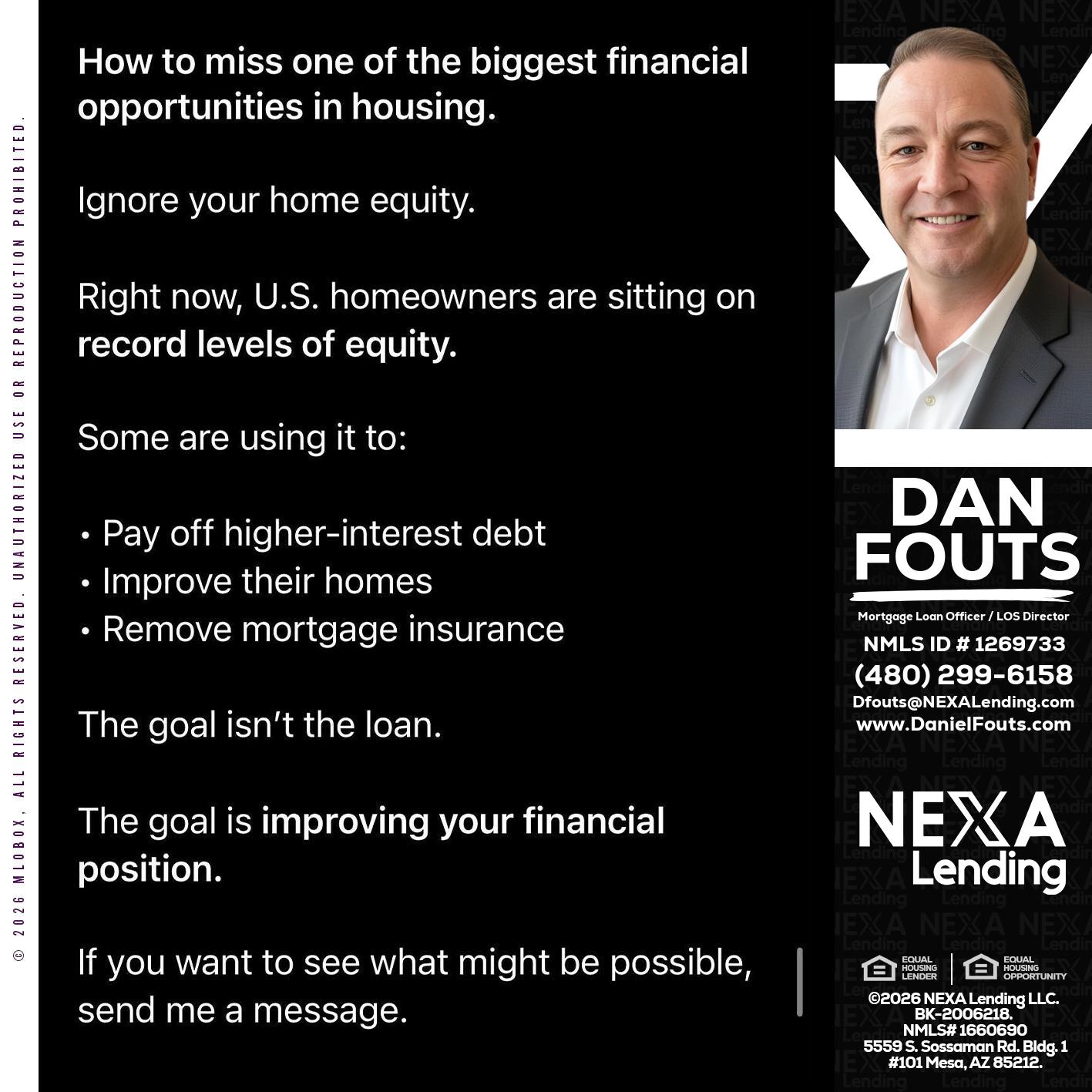 how to miss - Dan Fouts -Mortgage Loan Officer