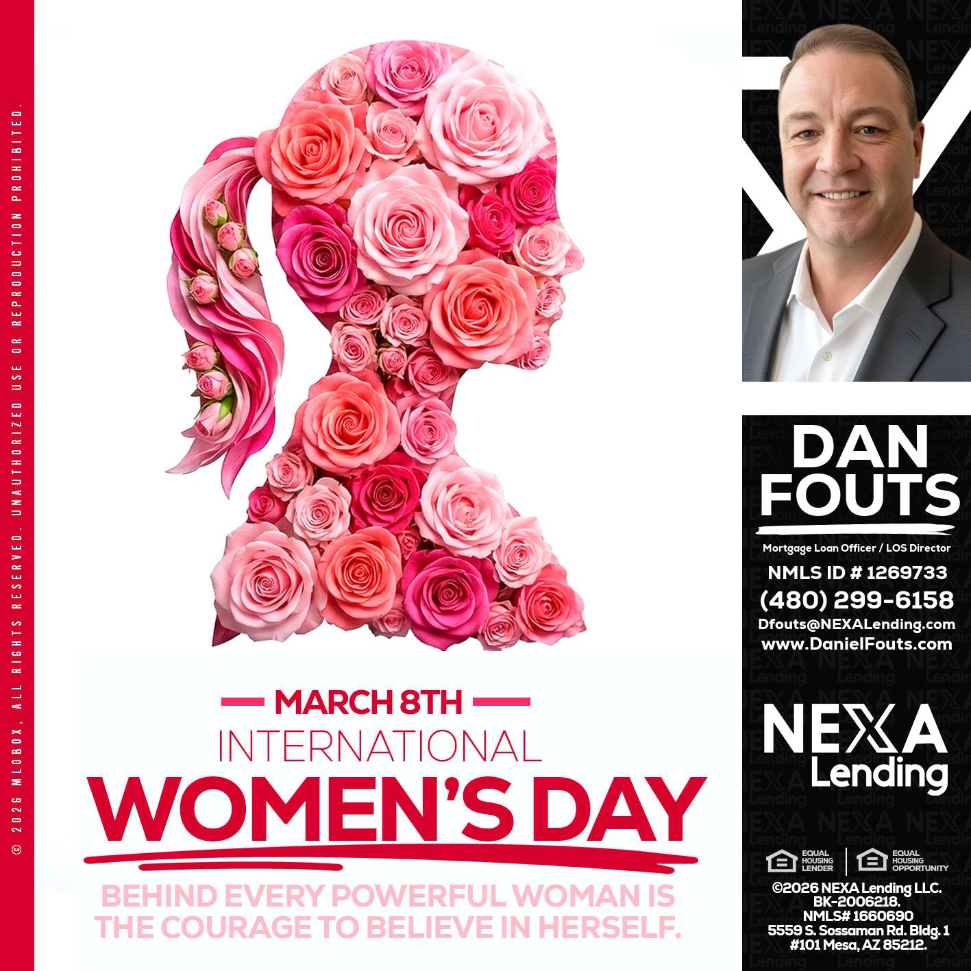 MARCH 8TH - Dan Fouts -Mortgage Loan Officer