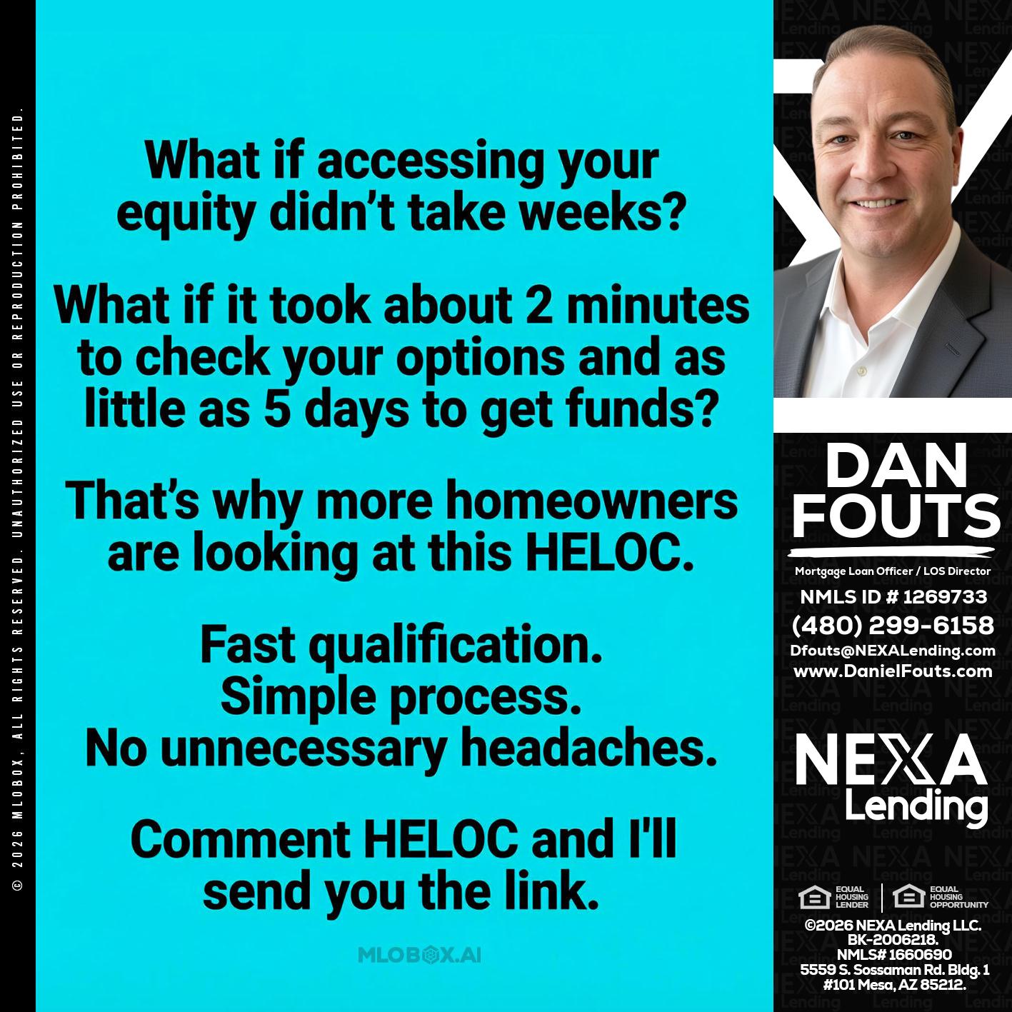 what if - Dan Fouts -Mortgage Loan Officer