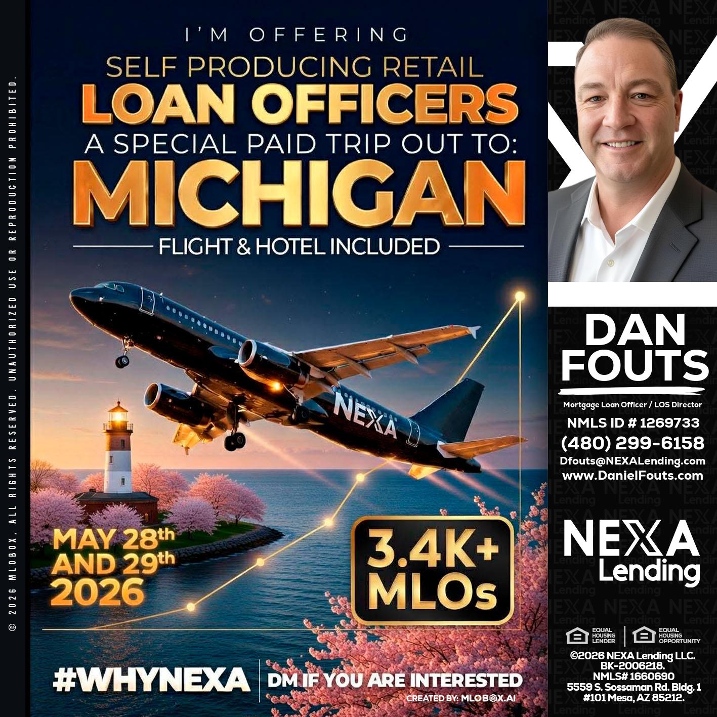 MICHIGAN TRIP - Dan Fouts -Mortgage Loan Officer