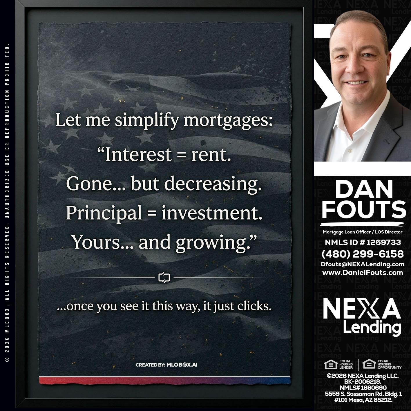 LET ME SIMPLIFY - Dan Fouts -Mortgage Loan Officer