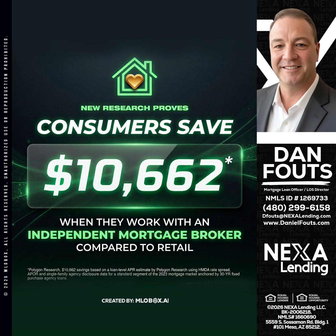 10,662 - Dan Fouts -Mortgage Loan Officer