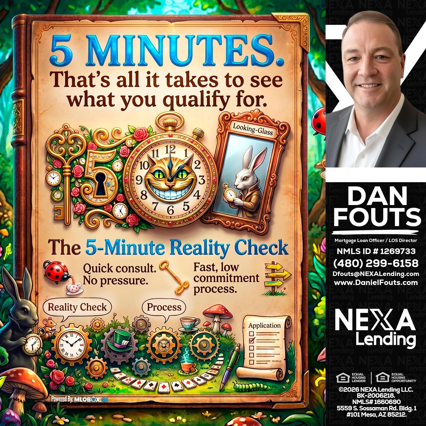 Reality Check! - Dan Fouts -Mortgage Loan Officer