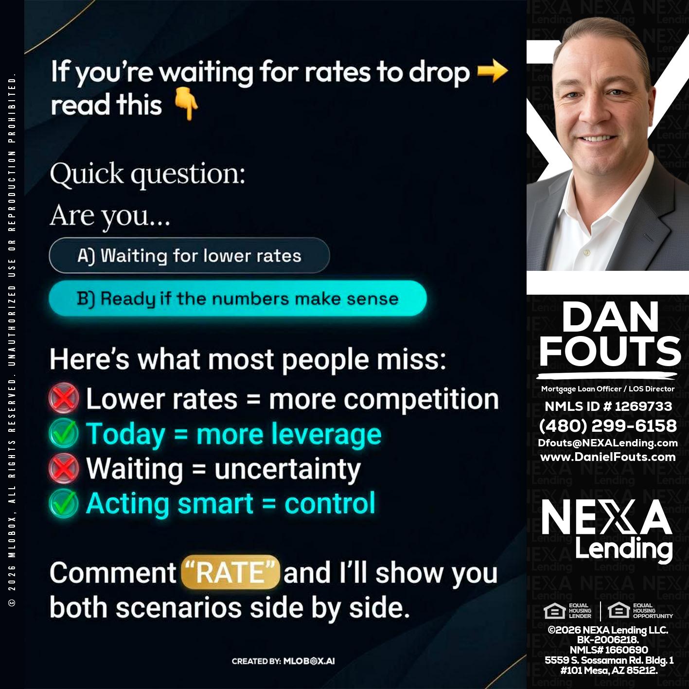 IF YOU ARE - Dan Fouts -Mortgage Loan Officer