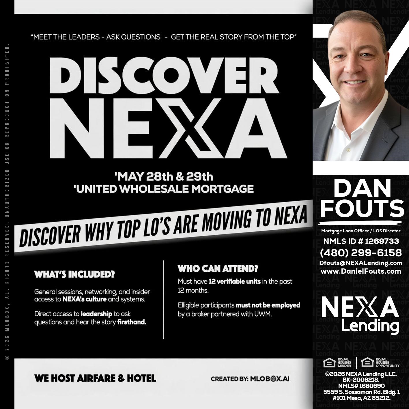 DISCOVER NEXA - Dan Fouts -Mortgage Loan Officer