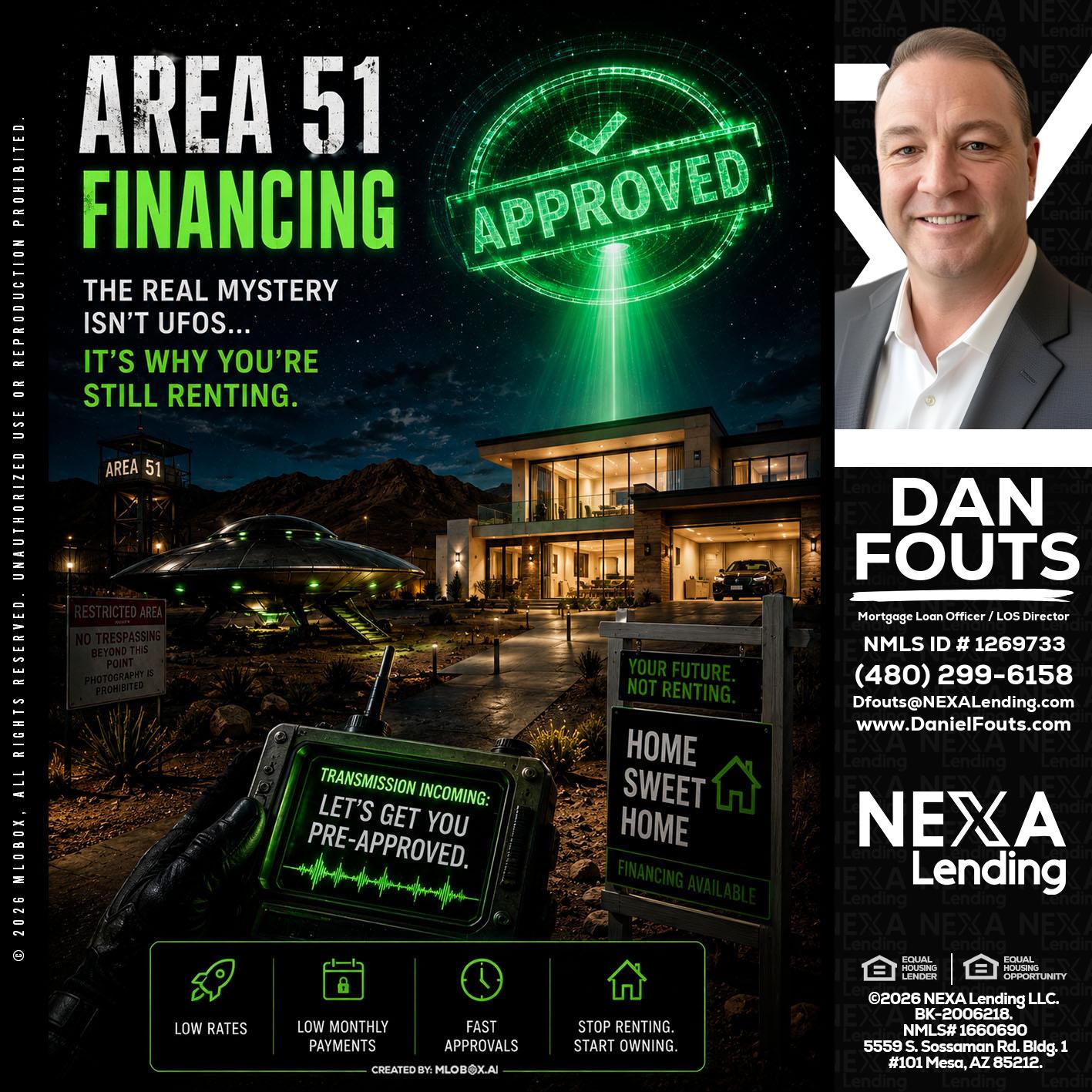 AREA 51 - Dan Fouts -Mortgage Loan Officer