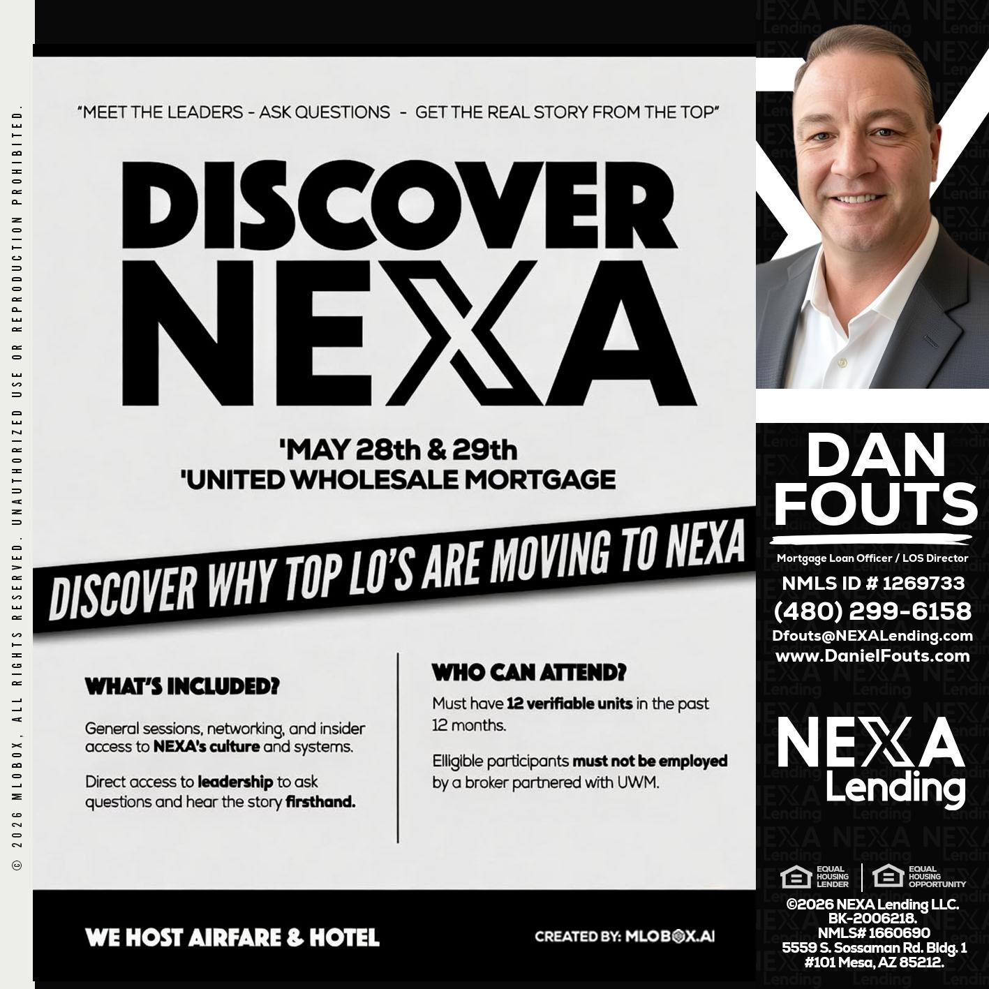 DISCOVER NEXA - Dan Fouts -Mortgage Loan Officer