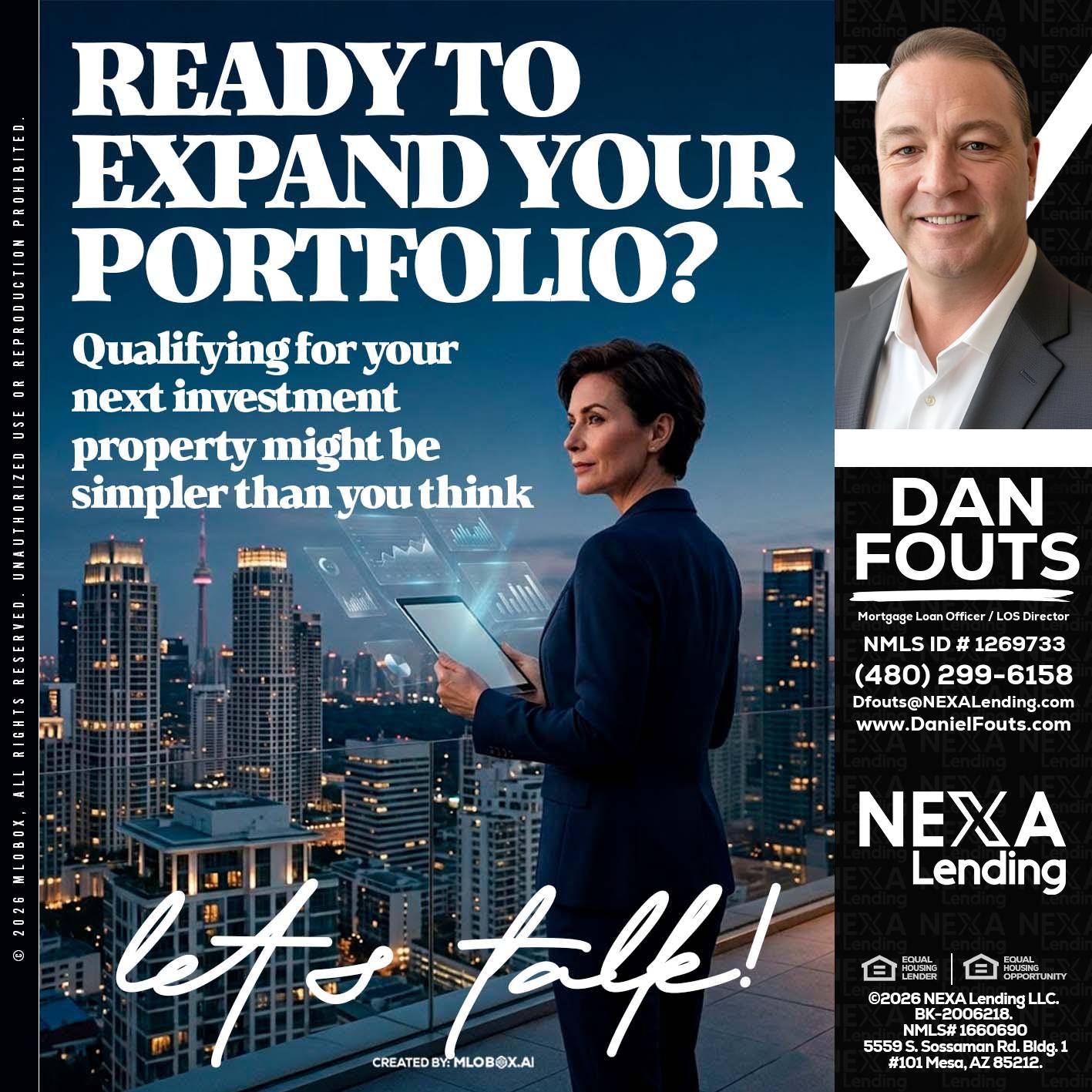 READY TO EXPAND - Dan Fouts -Mortgage Loan Officer