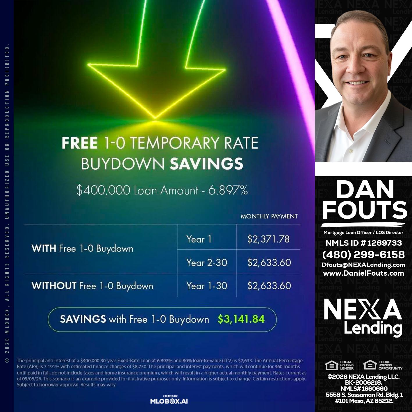BUYDOWN - Dan Fouts -Mortgage Loan Officer