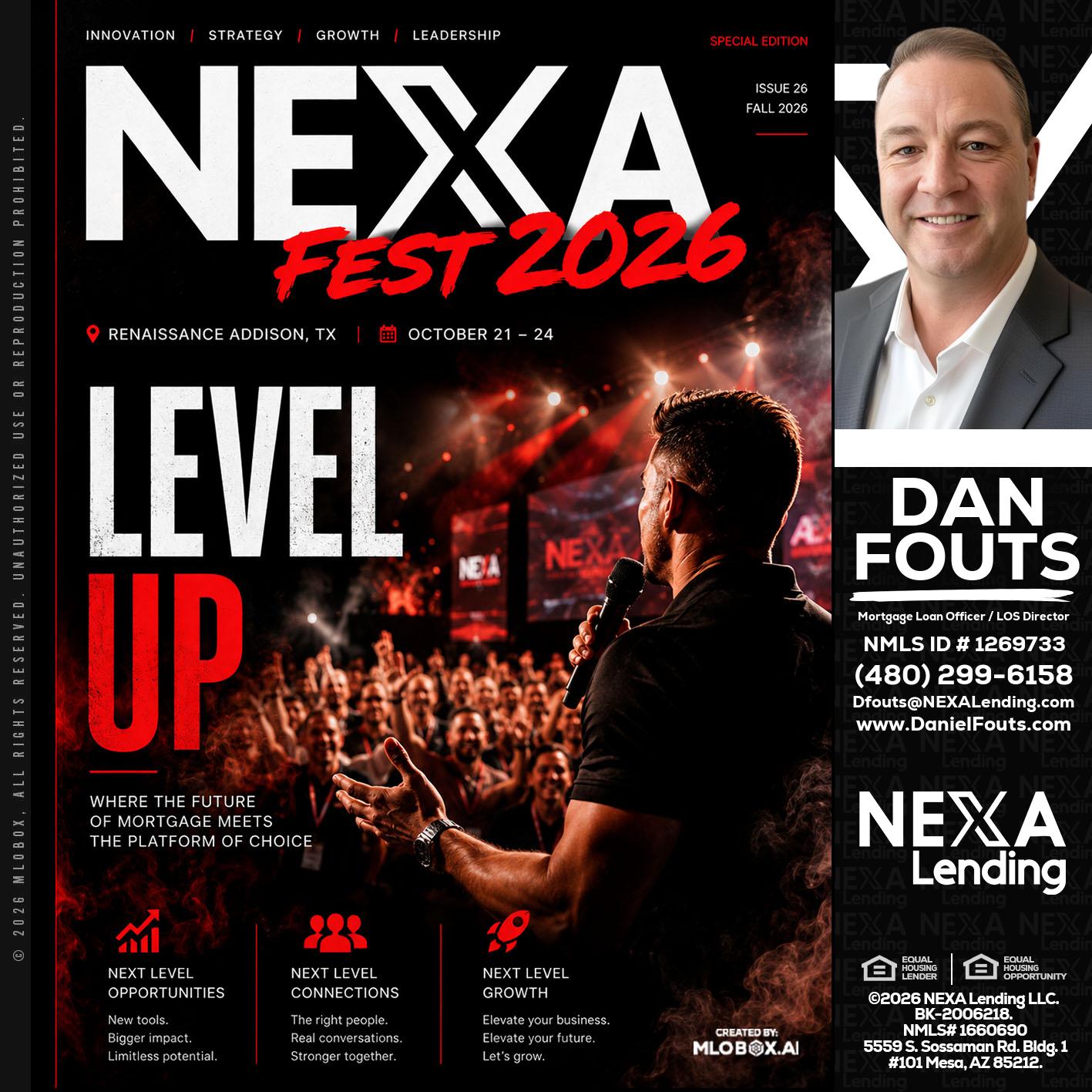 NEXA FEST 2026 - Dan Fouts -Mortgage Loan Officer