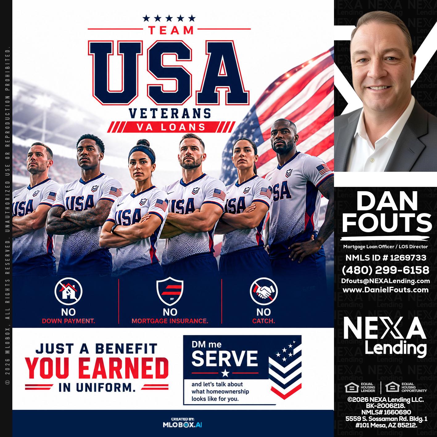 USA TEAM - Dan Fouts -Mortgage Loan Officer