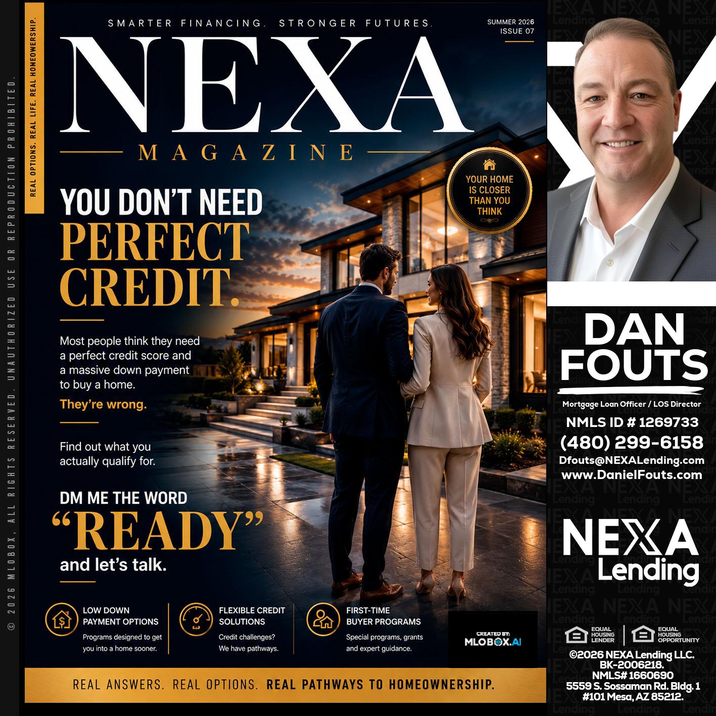 NEXA MAGAZINE - Dan Fouts -Mortgage Loan Officer