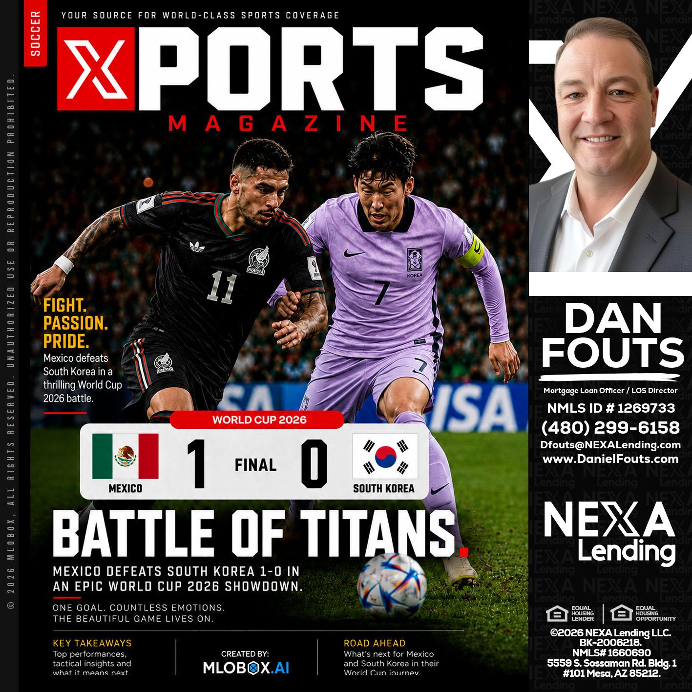 XPORTS MAGAZINE - Dan Fouts -Mortgage Loan Officer