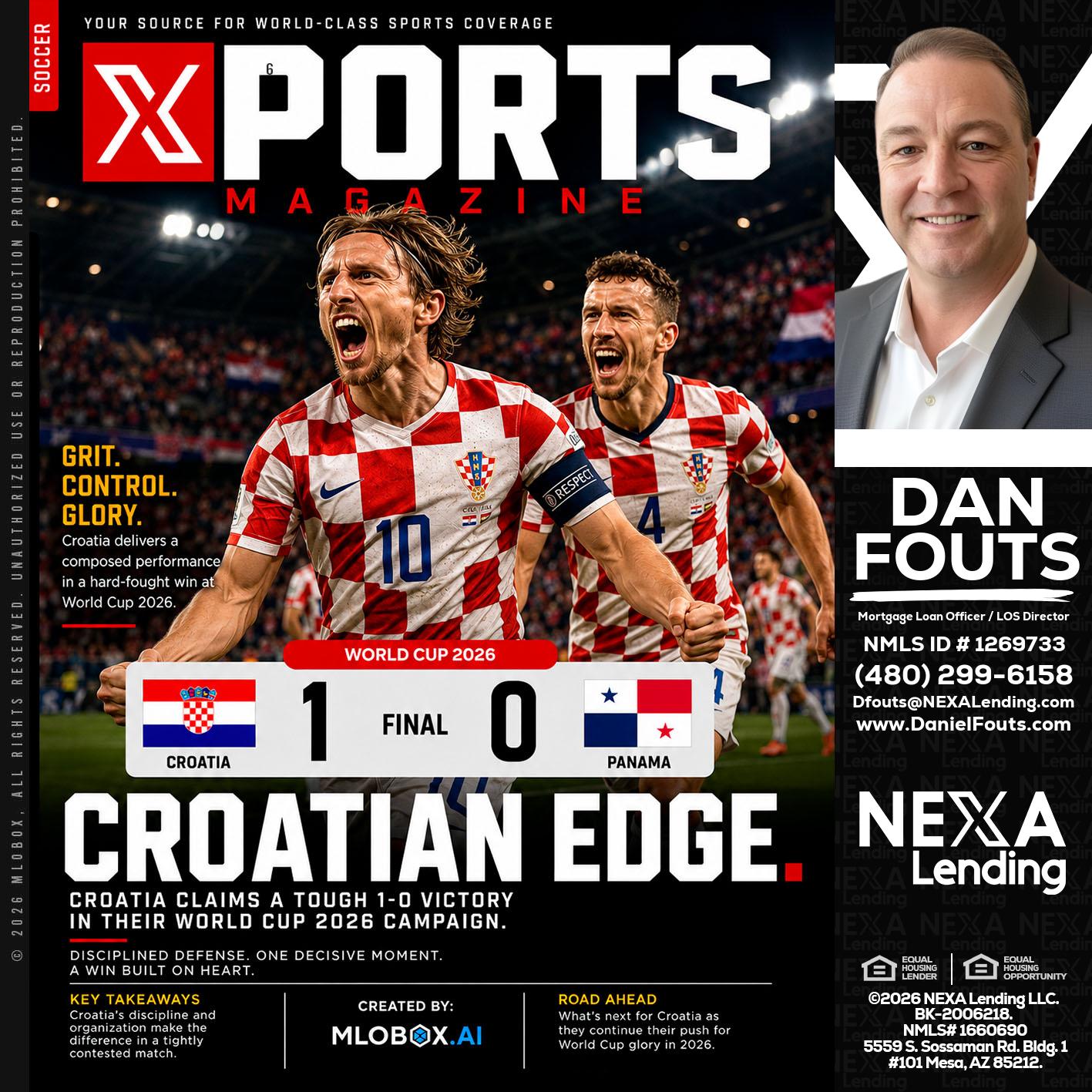 CROATIA 1-0 PANAMA - Dan Fouts -Mortgage Loan Officer