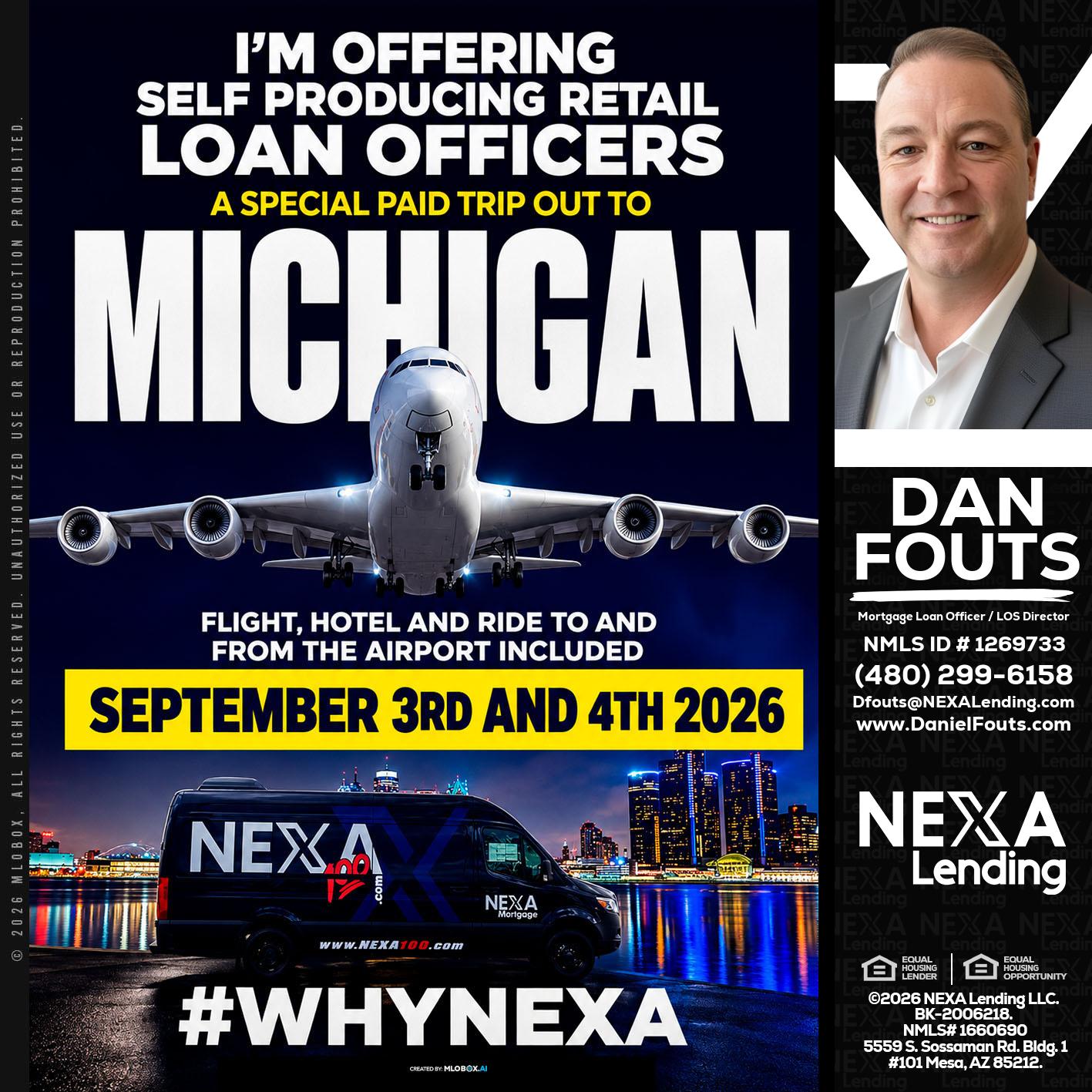MICHIGAN - Dan Fouts -Mortgage Loan Officer