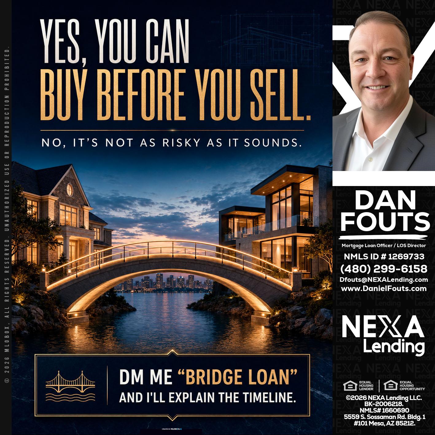 YES, YOU CAN - Dan Fouts -Mortgage Loan Officer